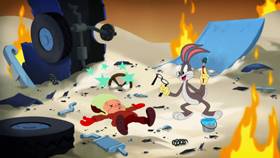 Screenshots from the 2020 Warner Bros. Television cartoon Snow Laughing Matter