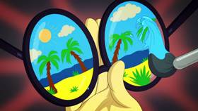 Screenshots from the 2020 Warner Bros. Television cartoon Snow Laughing Matter