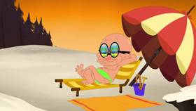 Screenshots from the 2020 Warner Bros. Television cartoon Snow Laughing Matter