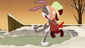 Screenshots from the 2020 Warner Bros. Television cartoon Snow Laughing Matter