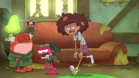 Screenshots from the 2020 Disney Television Animation cartoon 8-bit Theme Song Takeover