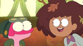 Screenshots from the 2020 Disney Television Animation cartoon 8-bit Theme Song Takeover