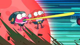 Screenshots from the 2020 Disney Television Animation cartoon Quit Bugging Me