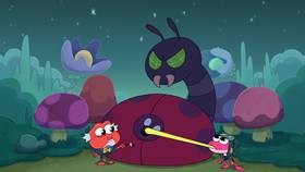 Screenshots from the 2020 Disney Television Animation cartoon Quit Bugging Me