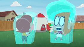 Screenshots from the 2020 Disney Television Animation cartoon Freezinator