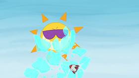 Screenshots from the 2020 Disney Television Animation cartoon Freezinator