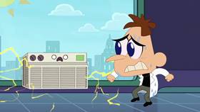 Screenshots from the 2020 Disney Television Animation cartoon Freezinator