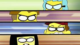 Screenshots from the 2020 Disney Television Animation cartoon Turkey Tussle