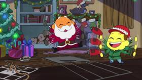 Screenshots from the 2020 Disney Television Animation cartoon Christmas Crashers