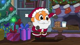 Screenshots from the 2020 Disney Television Animation cartoon Christmas Crashers