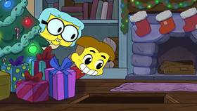 Screenshots from the 2020 Disney Television Animation cartoon Christmas Crashers