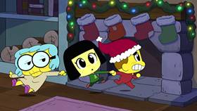 Screenshots from the 2020 Disney Television Animation cartoon Christmas Crashers
