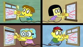 Screenshots from the 2020 Disney Television Animation cartoon Say It Ain