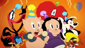 Screenshots from the 2020 Warner Bros. Television cartoon Happy Birthday Bugs Bunny!