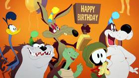 Screenshots from the 2020 Warner Bros. Television cartoon Happy Birthday Bugs Bunny!