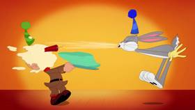 Screenshots from the 2020 Warner Bros. Television cartoon Happy Birthday Bugs Bunny!