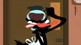 Screenshots from the 2021 Warner Bros. Television cartoon Daffuccino