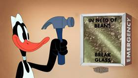 Screenshots from the 2021 Warner Bros. Television cartoon Daffuccino