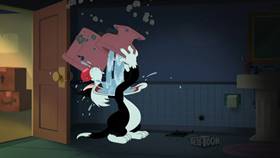 Screenshots from the 2021 Warner Bros. Television cartoon Kitty Livin