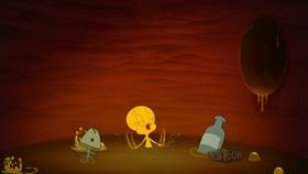 Screenshots from the 2021 Warner Bros. Television cartoon Kitty Livin