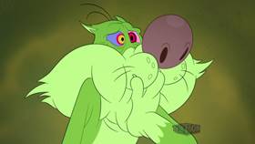 Screenshots from the 2021 Warner Bros. Television cartoon Kitty Livin