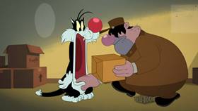 Screenshots from the 2021 Warner Bros. Television cartoon Kitty Livin