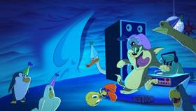 Screenshots from the 2021 Warner Bros. Television cartoon Kitty Livin