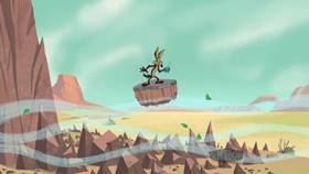 Screenshots from the 2021 Warner Bros. Television cartoon Climate Control