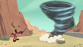 Screenshots from the 2021 Warner Bros. Television cartoon Climate Control