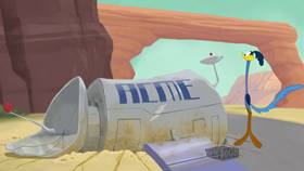 Screenshots from the 2021 Warner Bros. Television cartoon Climate Control