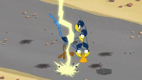 Screenshots from the 2021 Warner Bros. Television cartoon Climate Control