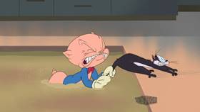 Screenshots from the 2021 Warner Bros. Television cartoon Brave New Home