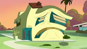 Screenshots from the 2021 Warner Bros. Television cartoon Brave New Home