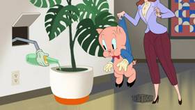 Screenshots from the 2021 Warner Bros. Television cartoon Brave New Home