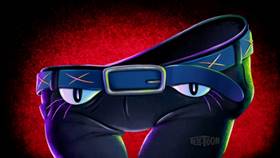 Screenshots from the 2021 Warner Bros. Television cartoon The Case of Porky