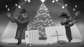 Screenshots from the 2021 Warner Bros. Television cartoon The Case of Porky