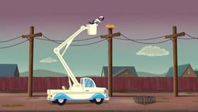 Screenshots from the 2021 Warner Bros. Television cartoon Cherry Picker