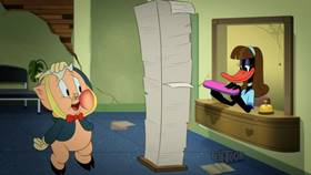 Screenshots from the 2021 Warner Bros. Television cartoon The Daffy Dentist