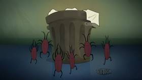 Screenshots from the 2021 Warner Bros. Television cartoon The Daffy Dentist