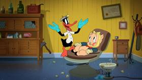 Screenshots from the 2021 Warner Bros. Television cartoon The Daffy Dentist