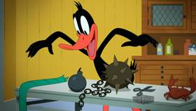 Screenshots from the 2021 Warner Bros. Television cartoon The Daffy Dentist