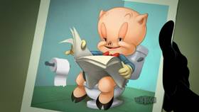 Screenshots from the 2021 Warner Bros. Television cartoon The Daffy Dentist