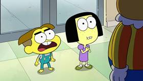 Screenshots from the 2021 Disney Television Animation cartoon Fast Foodie