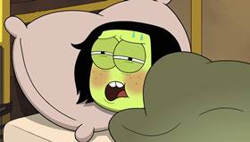 Screenshots from the 2021 Disney Television Animation cartoon Fast Foodie