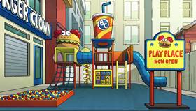 Screenshots from the 2021 Disney Television Animation cartoon Fast Foodie