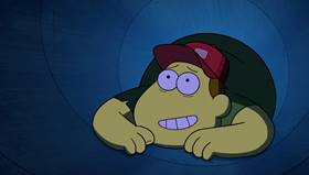 Screenshots from the 2021 Disney Television Animation cartoon Fast Foodie