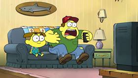 Screenshots from the 2021 Disney Television Animation cartoon Fast Foodie