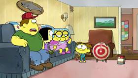 Screenshots from the 2021 Disney Television Animation cartoon Fast Foodie