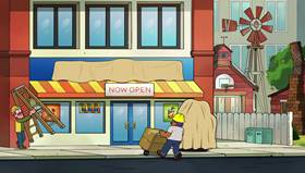 Screenshots from the 2021 Disney Television Animation cartoon Fast Foodie