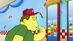 Screenshots from the 2021 Disney Television Animation cartoon Fast Foodie